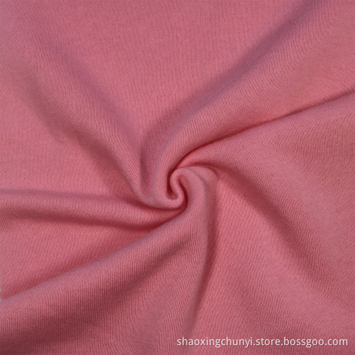 CVC one side brushed Terry fleece fabric